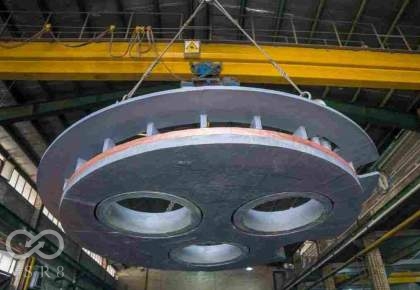 ساخت اولین دلتای مسی آبگرم کوره قوس الکتریکی جهان در فولاد خوزستان